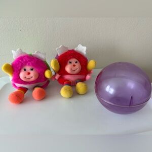 Rainbow brite baby sprites pink and red vintage